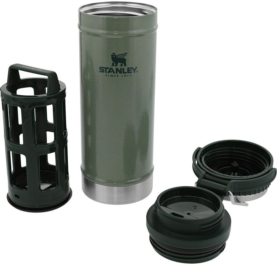 Stanley Classic Travel Mug French Press: Hammertone Green, 16oz | Outdoor  Adventures by Paddles & Pedals