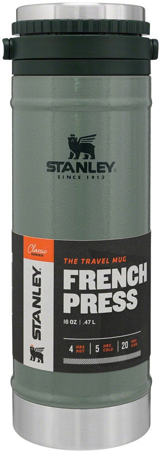 9.25 Stanley 16 Oz French Press Coffee Maker Thermos Green